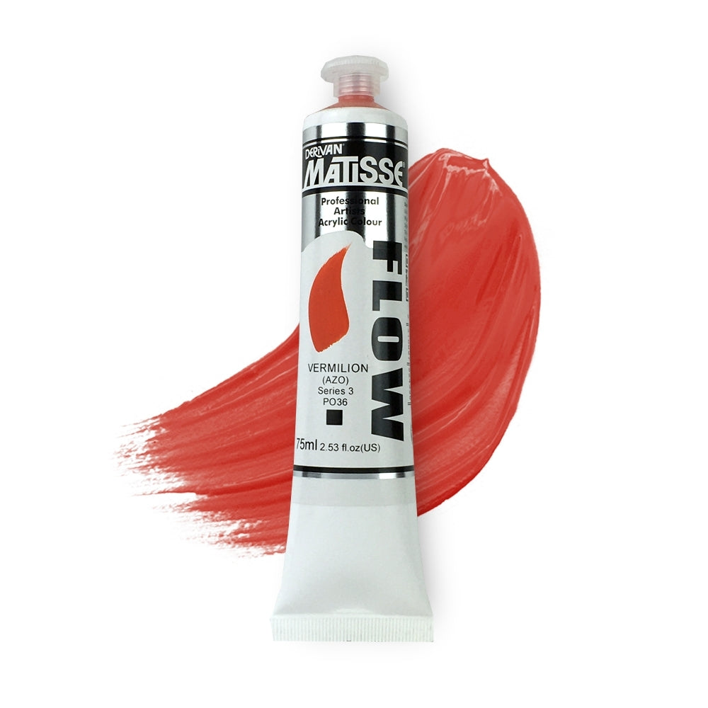 MATISSE FLOW ACRYLIC 75ml S3 VERMILION