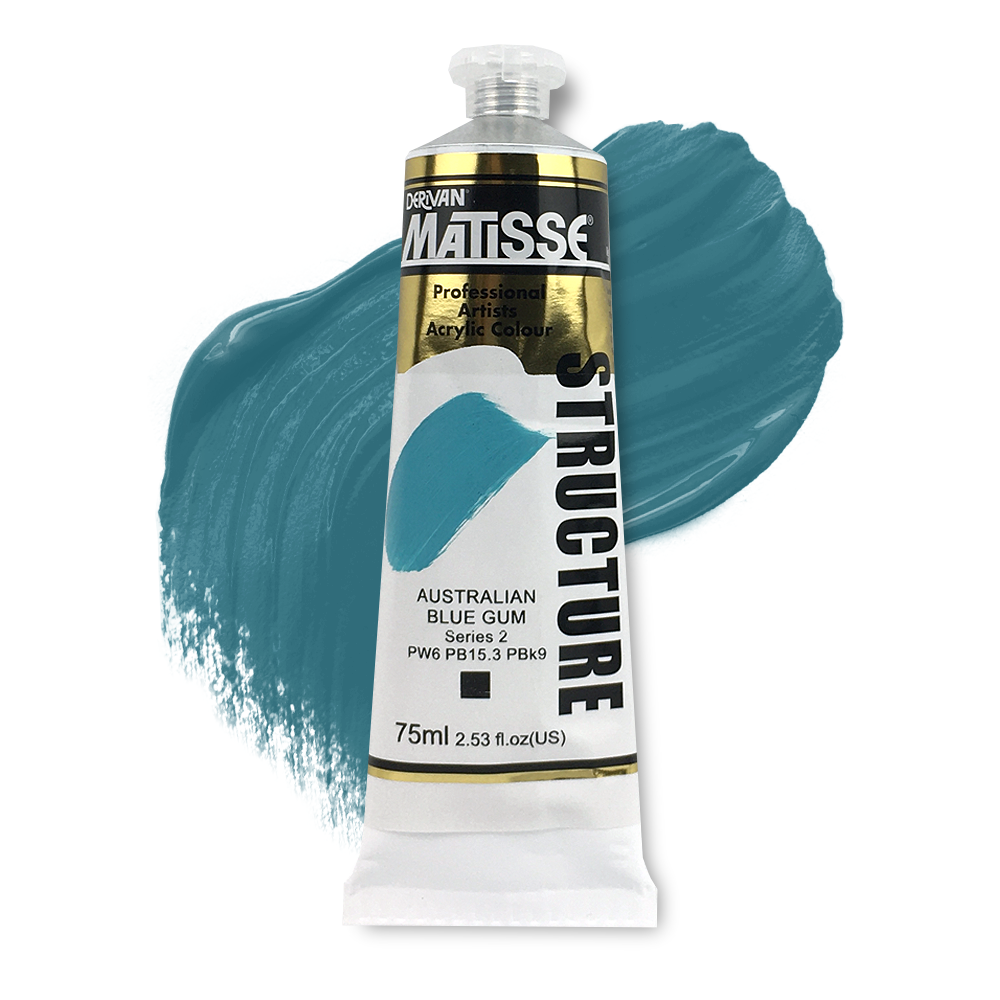 MATISSE STRUCTURE ACRYLIC 75ml S2 AUSTRALIAN BLUE GUM