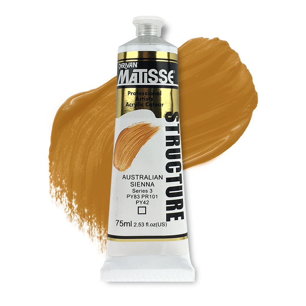 MATISSE STRUCTURE ACRYLIC 75ml S3 AUSTRALIAN SIENNA