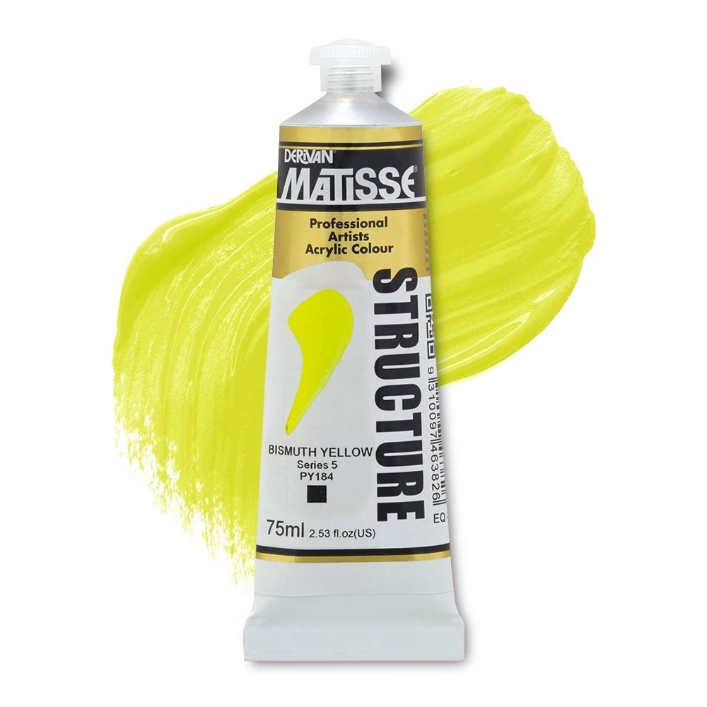 MATISSE STRUCTURE ACRYLIC 75ml S5 BISMUTH YELLOW