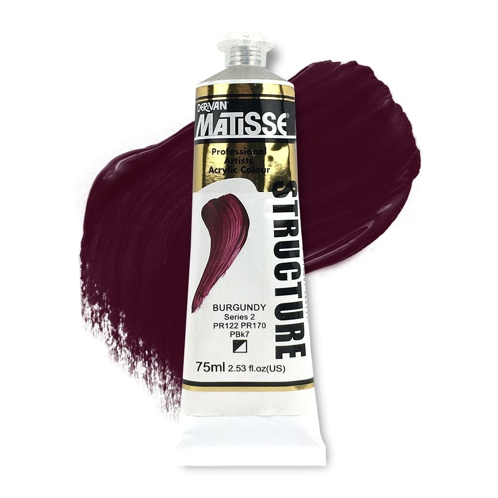 MATISSE STRUCTURE ACRYLIC 75ml S2 BURGUNDY