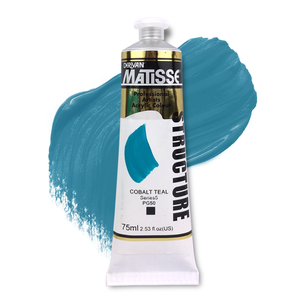 MATISSE STRUCTURE ACRYLIC 75ml S5 COBALT TEAL