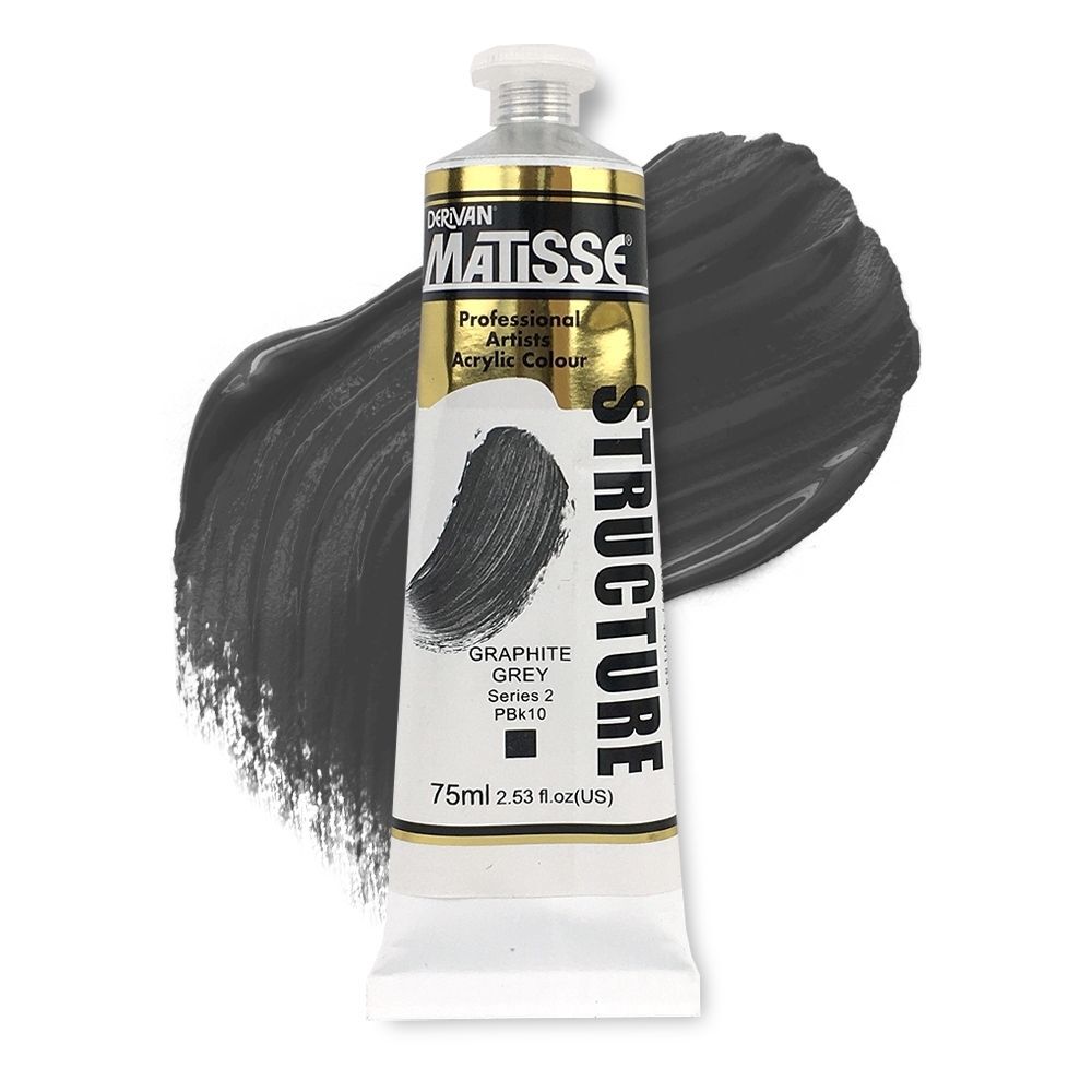 MATISSE STRUCTURE ACRYLIC 75ml S2 GRAPHITE GREY