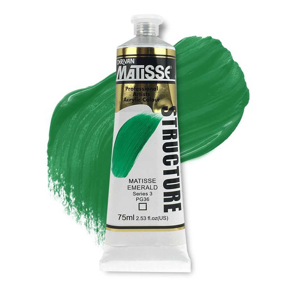 MATISSE STRUCTURE ACRYLIC 75ml S3 Matisse Emerald