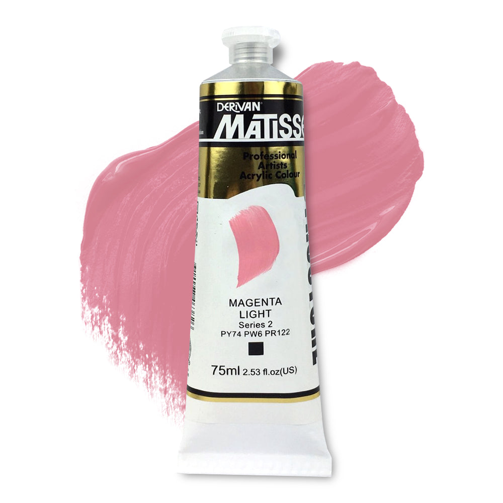 MATISSE STRUCTURE ACRYLIC 75ml S2 MAGENTA LIGHT