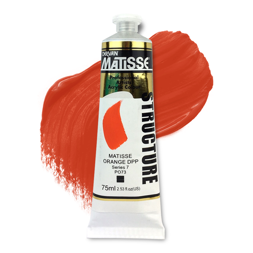 MATISSE STRUCTURE ACRYLIC 75ml S7 MATISSE ORANGE DPP