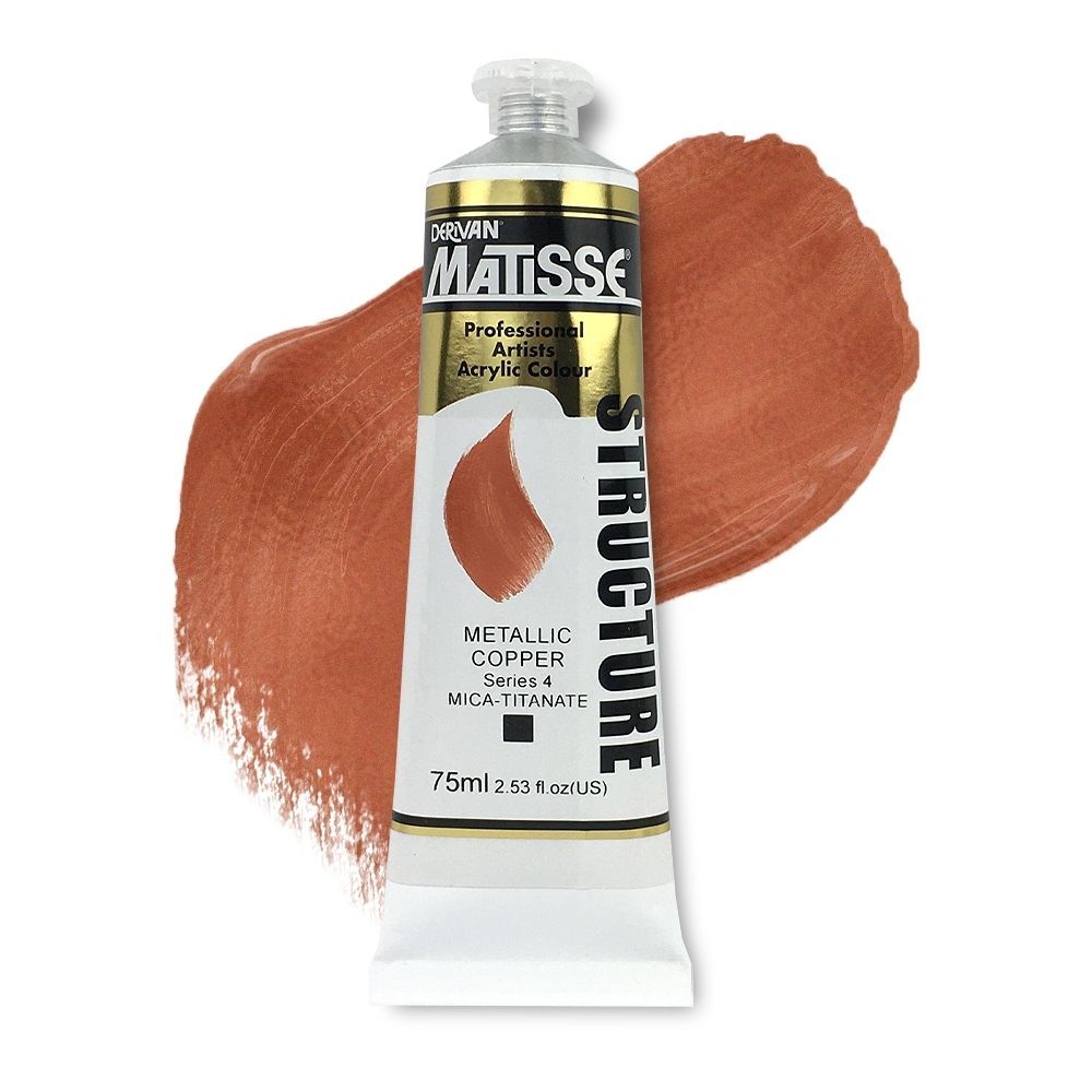 MATISSE STRUCTURE ACRYLIC 75ml S4 METALLIC COPPER