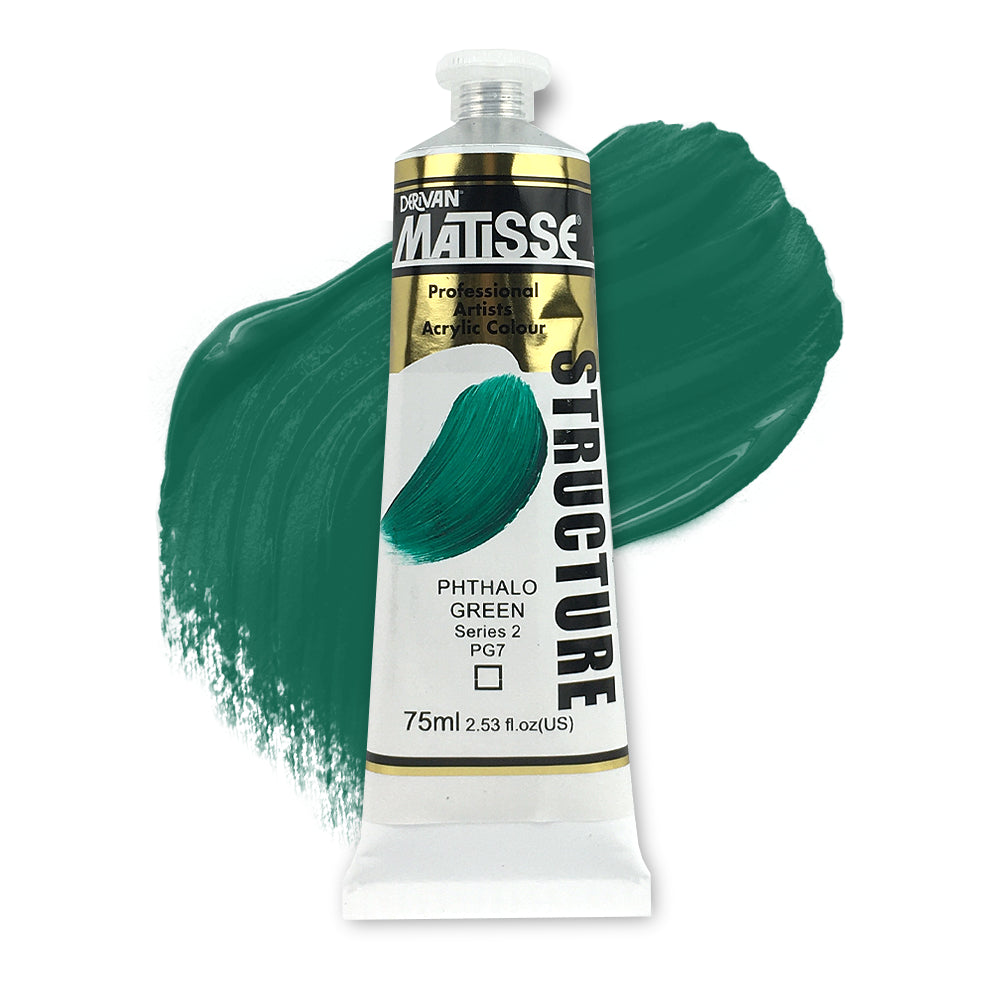 MATISSE STRUCTURE ACRYLIC 75ml S2 Phthalo Green