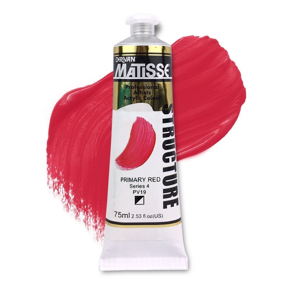 MATISSE STRUCTURE ACRYLIC 75ml S4 PRIMARY RED