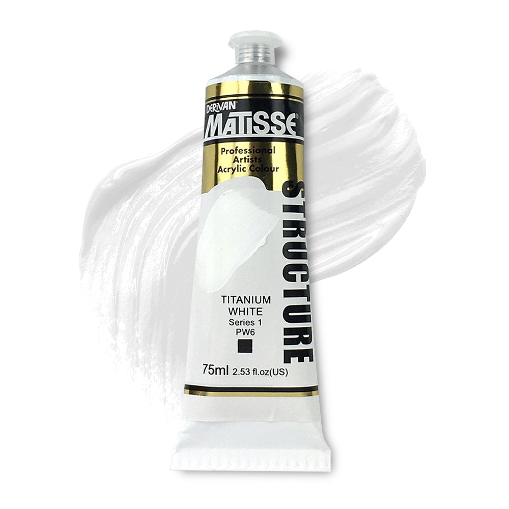 MATISSE STRUCTURE ACRYLIC 75ml S1 Titanium White