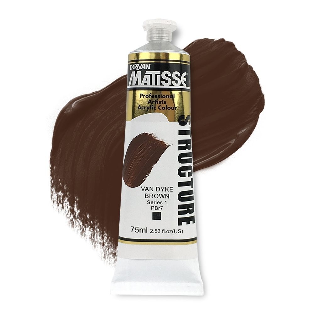 MATISSE STRUCTURE ACRYLIC 75ml S1 VAN DYKE BROWN