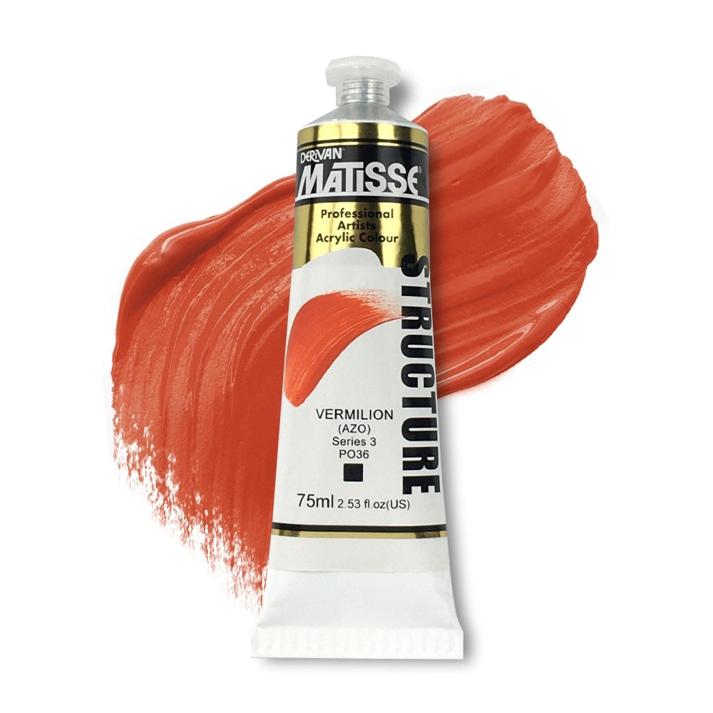 MATISSE STRUCTURE ACRYLIC 75ml S3 VERMILION