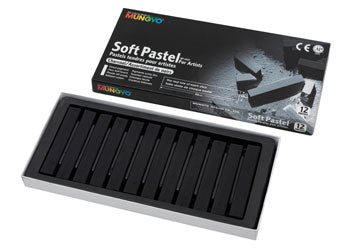 MUNGYO Square Soft Pastel Single - Black