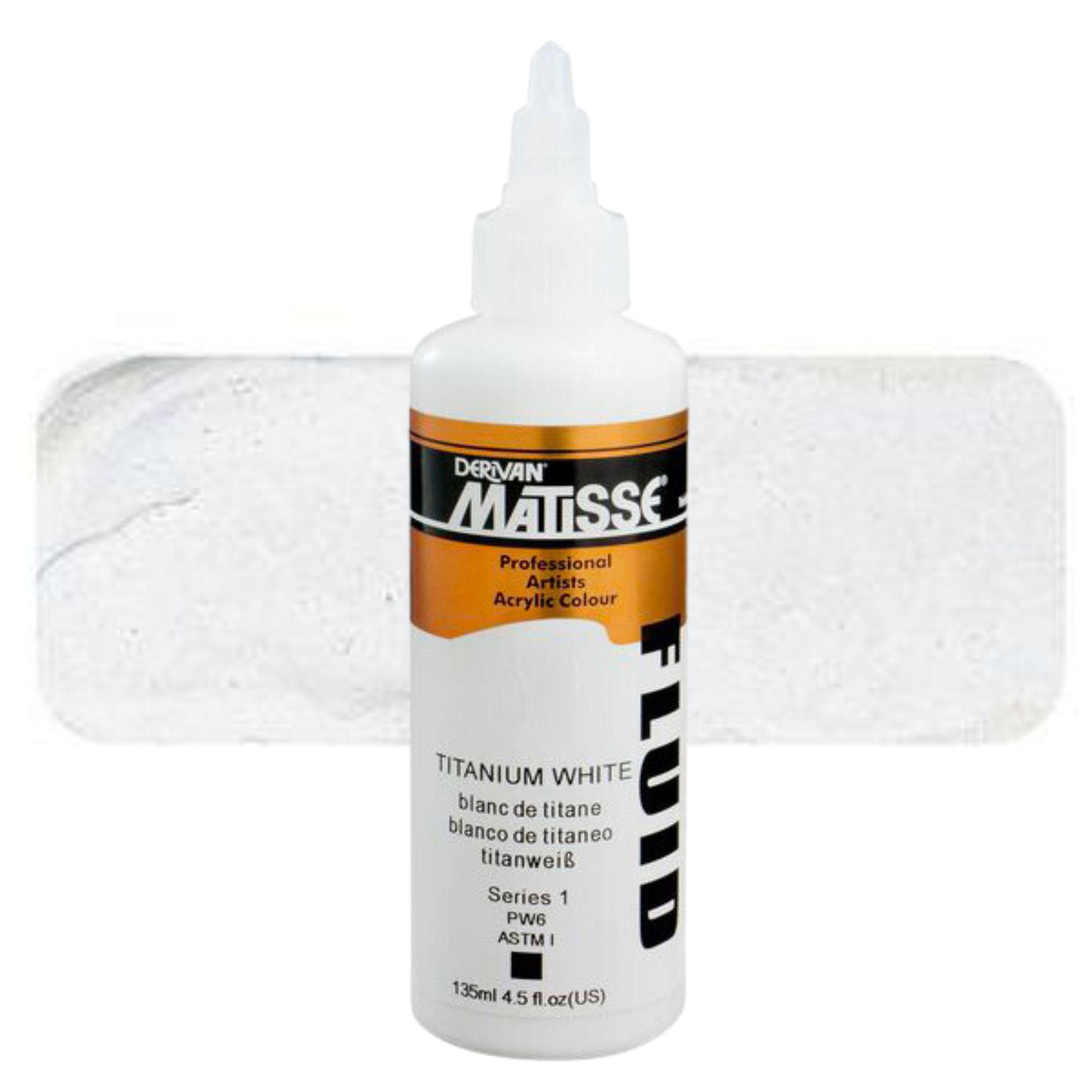 Matisse Fluid Acrylic 135ml S1 Titanium White