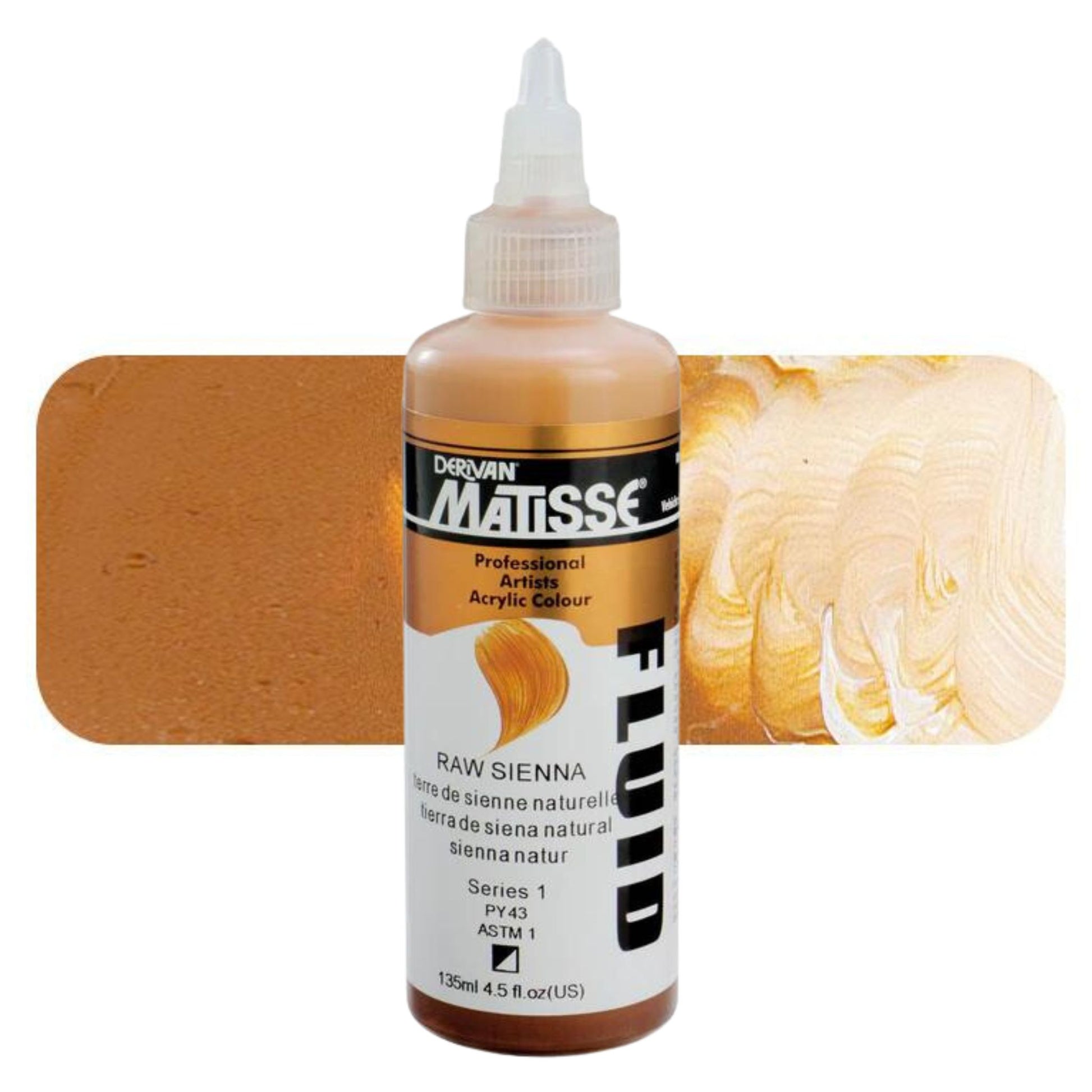 Matisse Fluid Acrylic 135ml S1 Raw Sienna