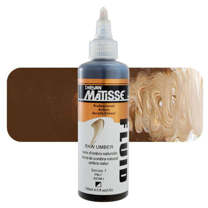 Matisse Fluid Acrylic 135ml S1 Raw Umber