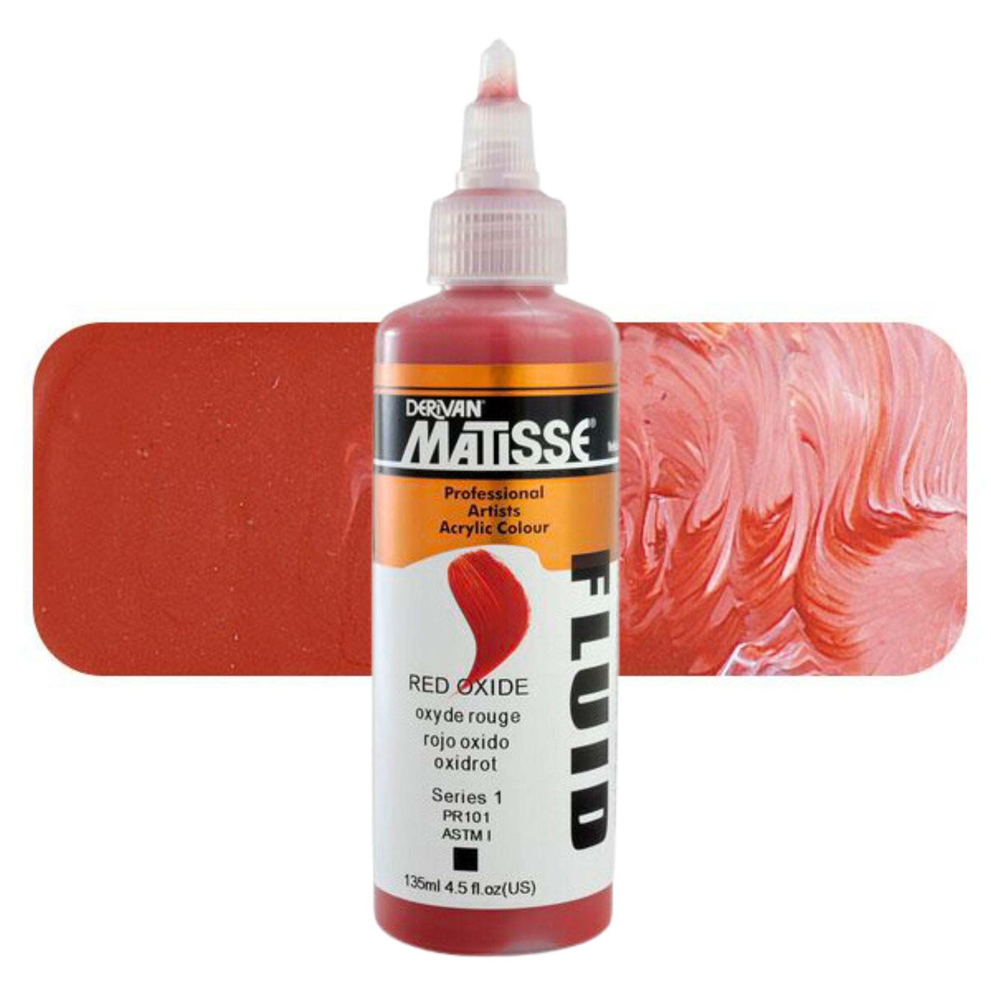 Matisse Fluid Acrylic 135ml S1 Red Oxide