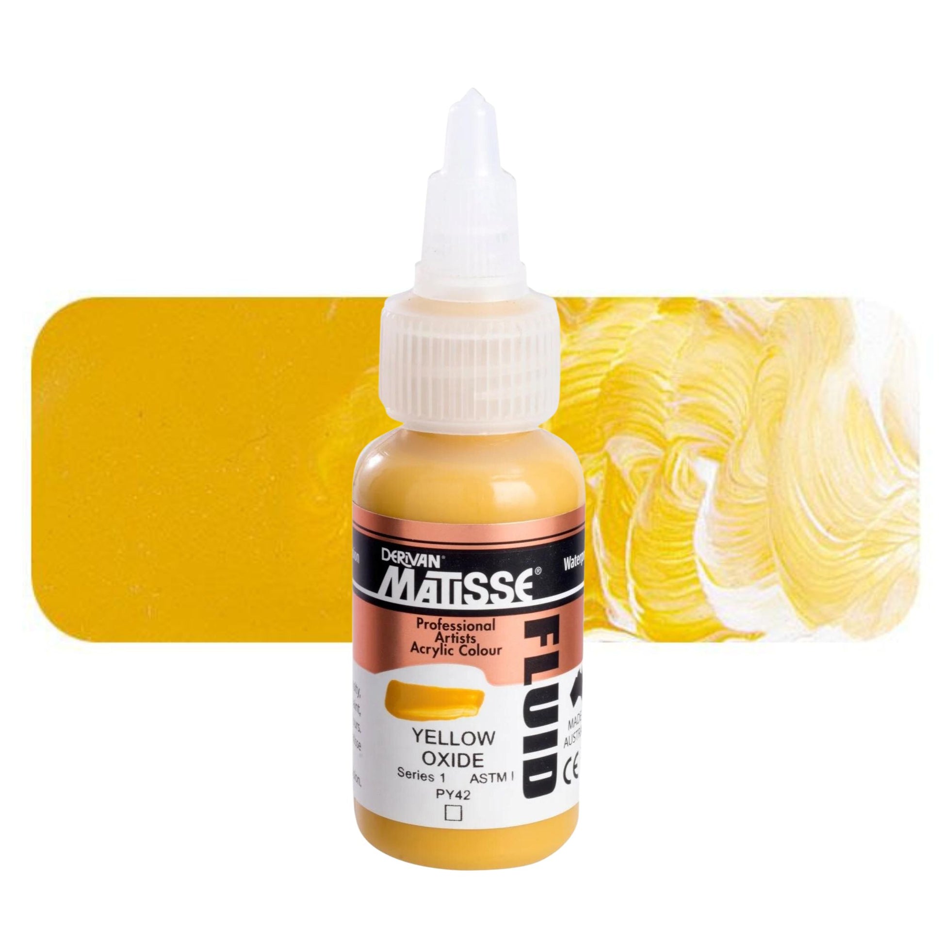 Matisse Fluid Acrylic 36ml S1 Yellow Oxide