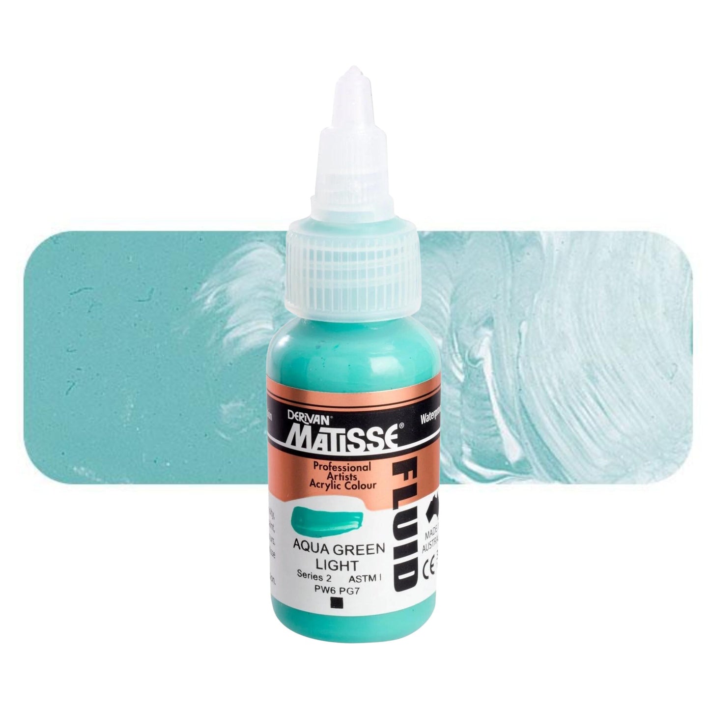 Matisse Fluid Acrylic 36ml S2 AQUA GREEN LIGHT