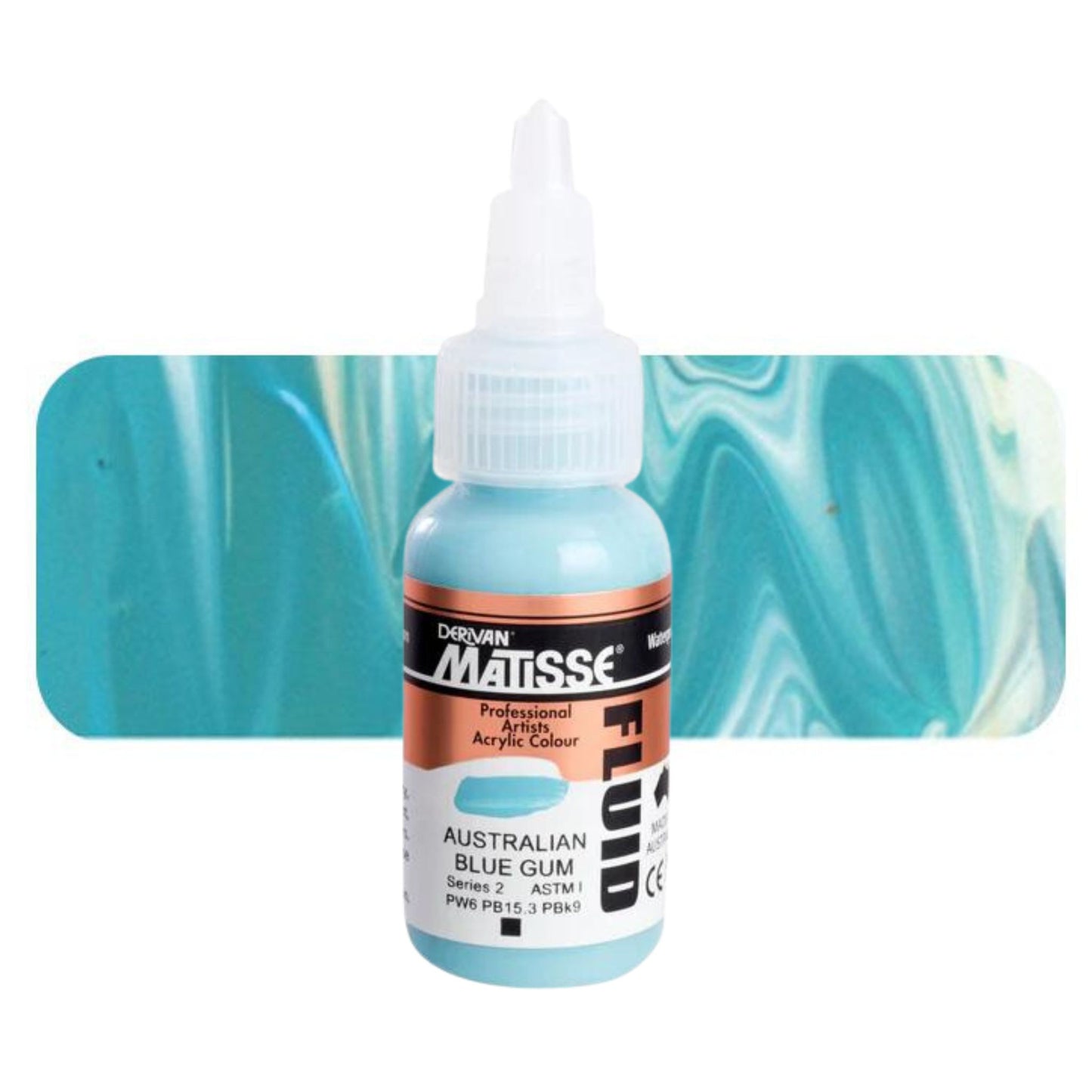 Matisse Fluid Acrylic 36ml S2 AUSTRALIAN BLUE GUM