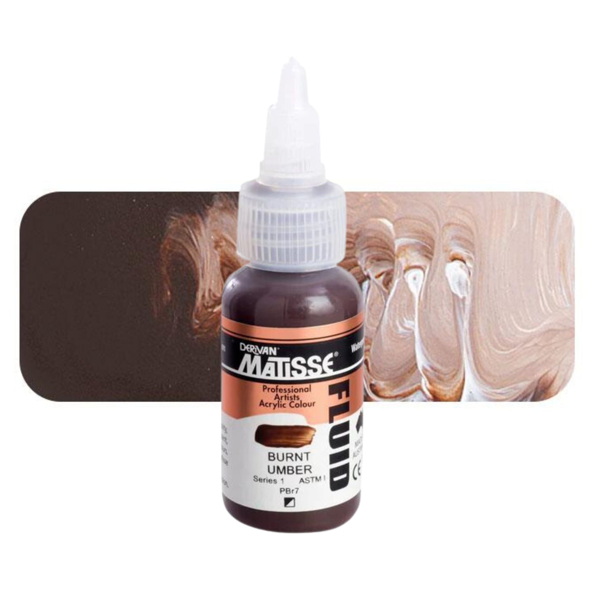 Matisse Fluid Acrylic 36ml S1 Burnt Umber