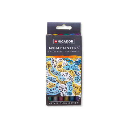 Micador AquaPainters Collection Box of 6 Metallic