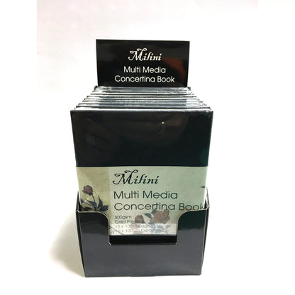 Milini Multi Media Concertina Book 300gsm