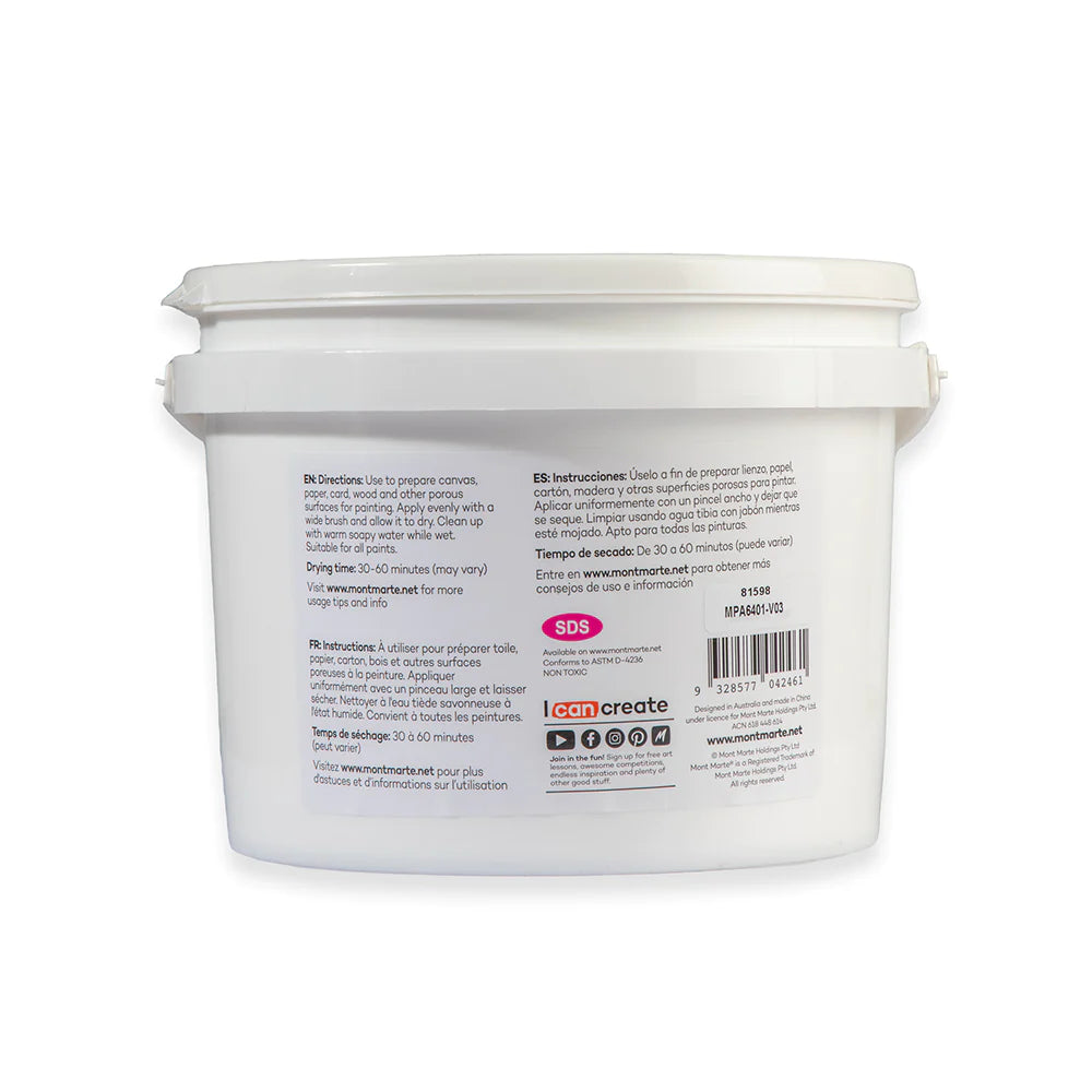 Mont Marte Gesso Tub 64oz / 1.89L