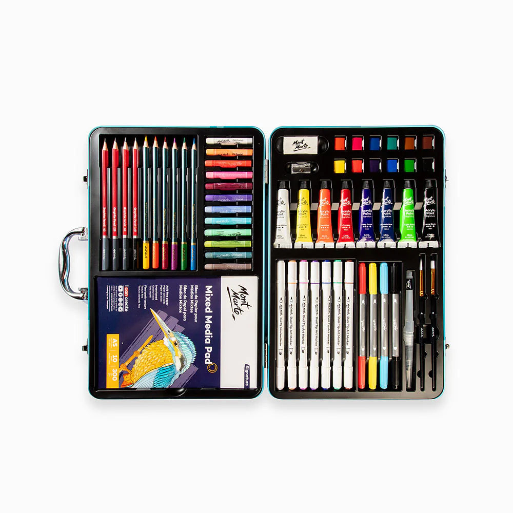 Mont Marte Mixed Media Set in Tin 60pc