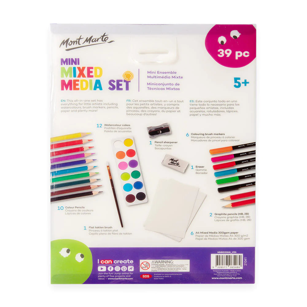 Mont Marte Mini Mixed Media Set 39pc