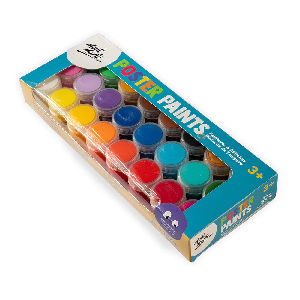 Mont Marte Poster Paint Set 24pc x 20ml