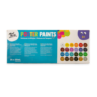 Mont Marte Poster Paint Set 24pc x 20ml