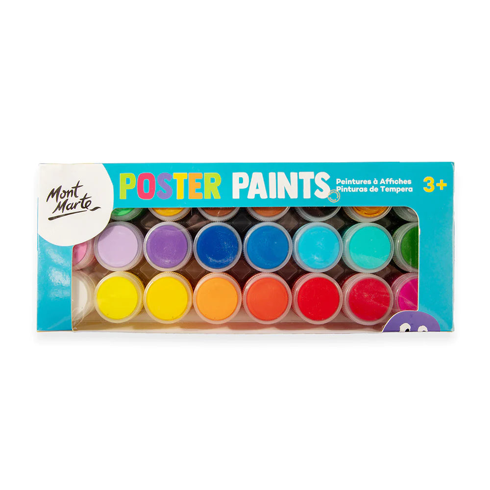 Mont Marte Poster Paint Set 24pc x 20ml