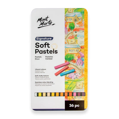 Mont Marte Soft Pastels 36pc in Tin