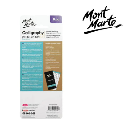 Mont Marte 2 Nib Calligraphy Set