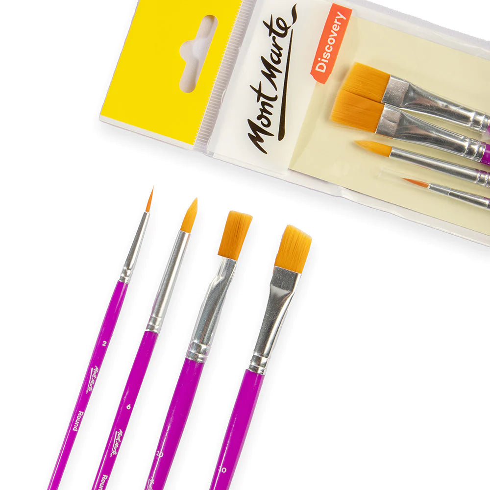 Mont Marte Assorted Brush Set 4pc