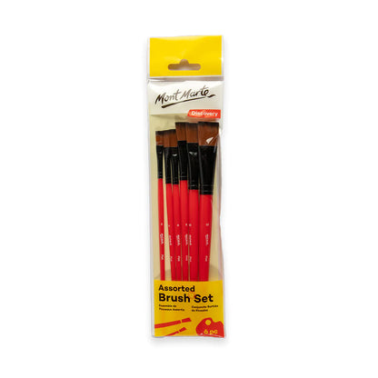 Mont Marte Assorted Brush Set 6pc