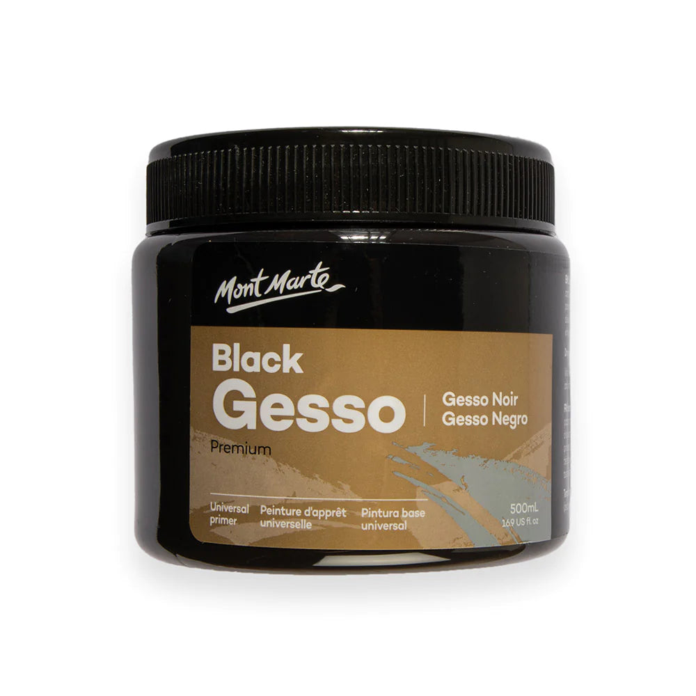 Mont Marte Black Gesso 500ml