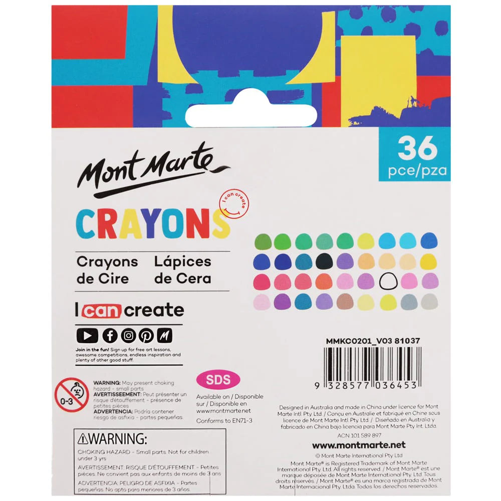 Mont Marte Crayons 36pce