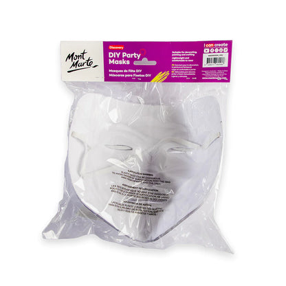 Mont Marte DIY Party Masks 4 pc - Mime