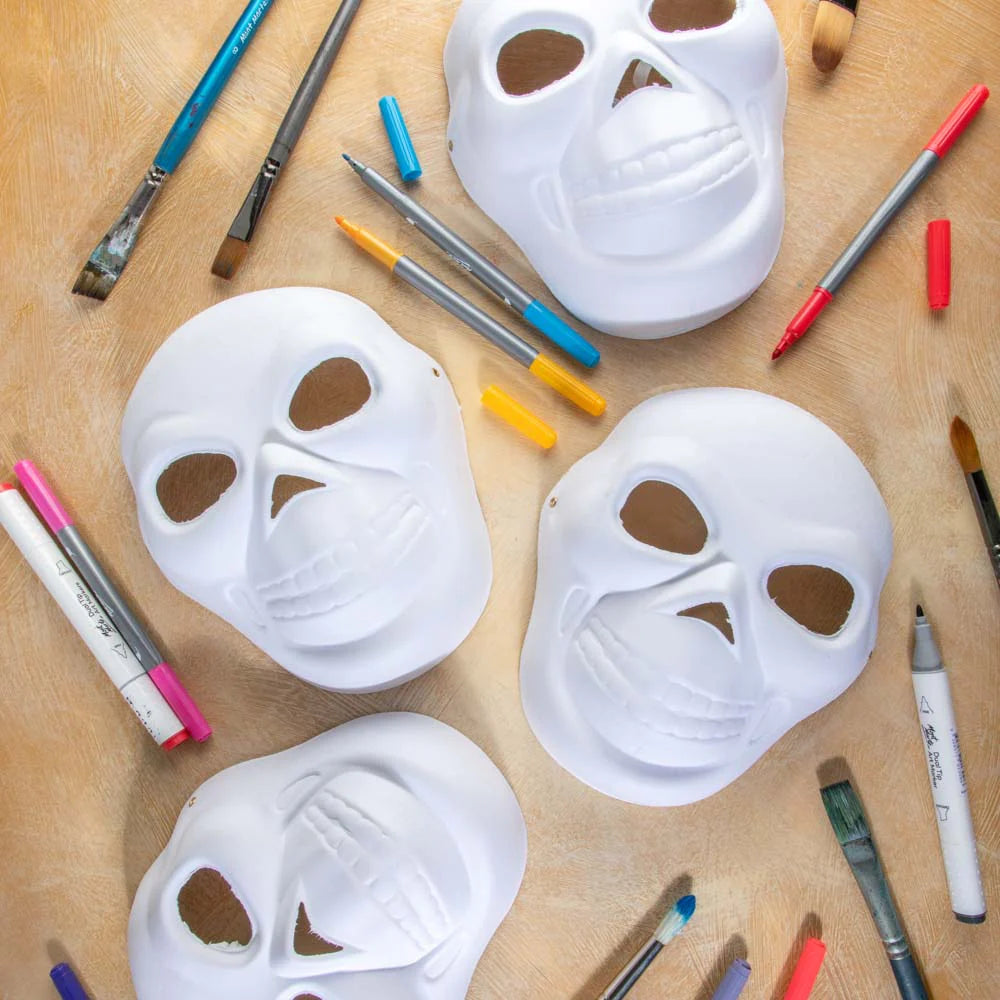 Mont Marte DIY Party Masks 4 pc - Skull