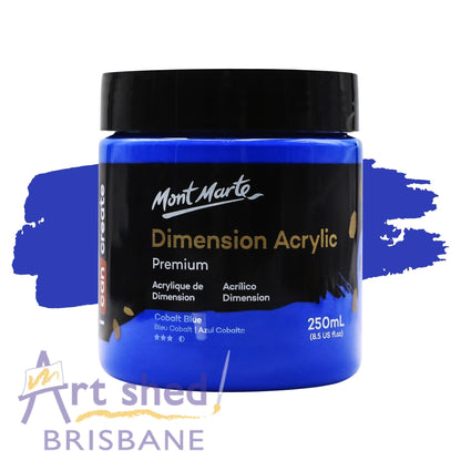 Mont Marte Dimension Acrylic Paint 250ml Cobalt Blue