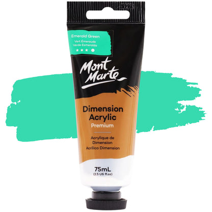 Mont Marte Dimension Acrylic Paint 75ml Emerald Green