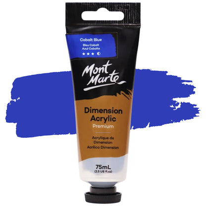 Mont Marte Dimension Acrylic Paint 75ml Cobalt Blue