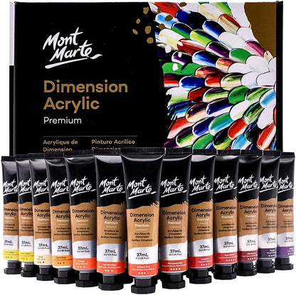 Mont Marte Dimension Acrylic Paint Set 36pce x 37ml