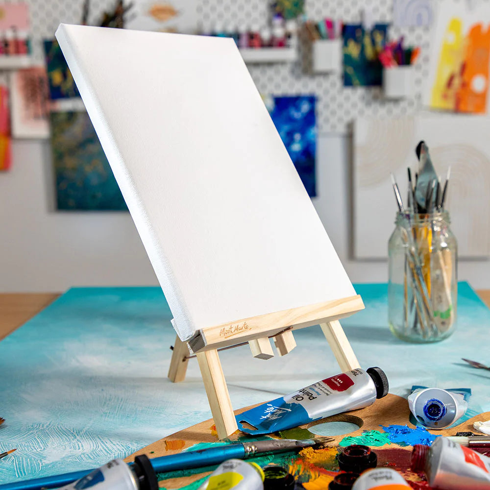 Mont Marte Easel with Canvas 20x30cm - Medium