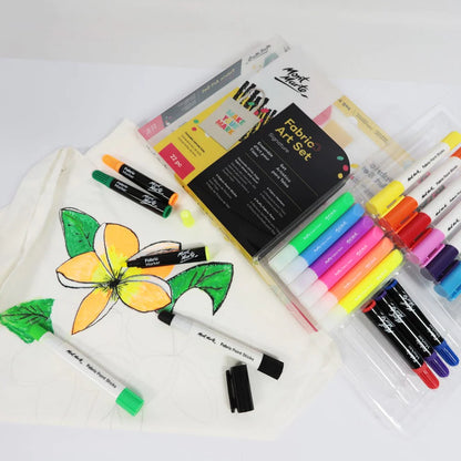 Mont Marte Fabric Marker Art Set 22pc