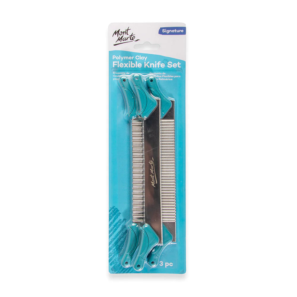 Mont Marte Flexible Polymer Clay Blade 3pce