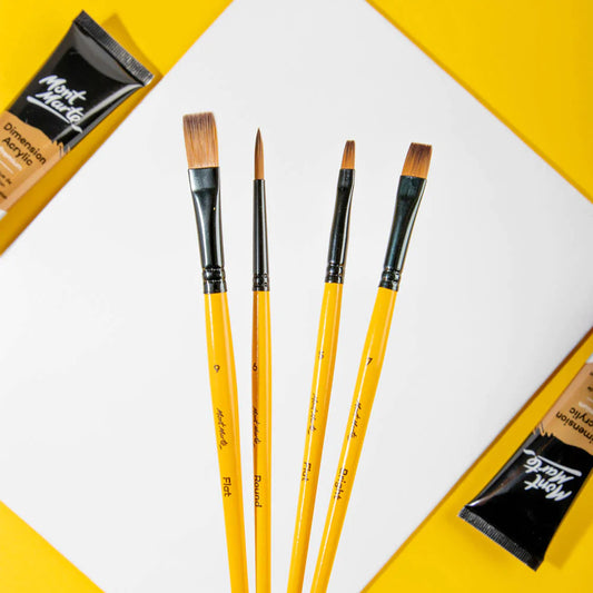 Mont Marte Gallery Series Brush Set Acrylic 4pce No.11