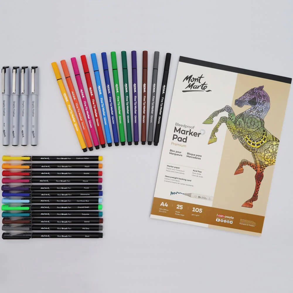 Mont Marte Illustration Marker Set 29pc